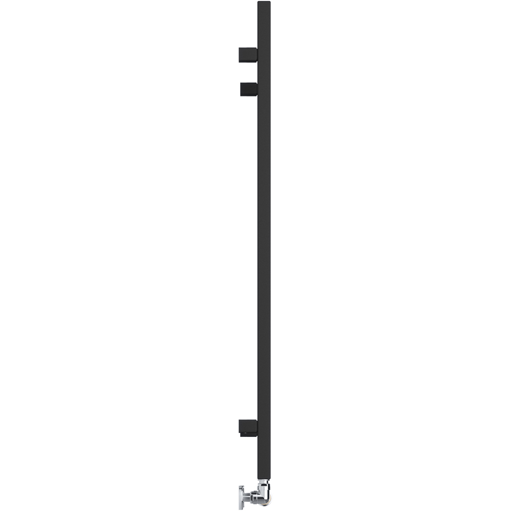 Terma Simple Heban Black Heated Towel Rail 1350 BTU 1080 x 500mm Image 4