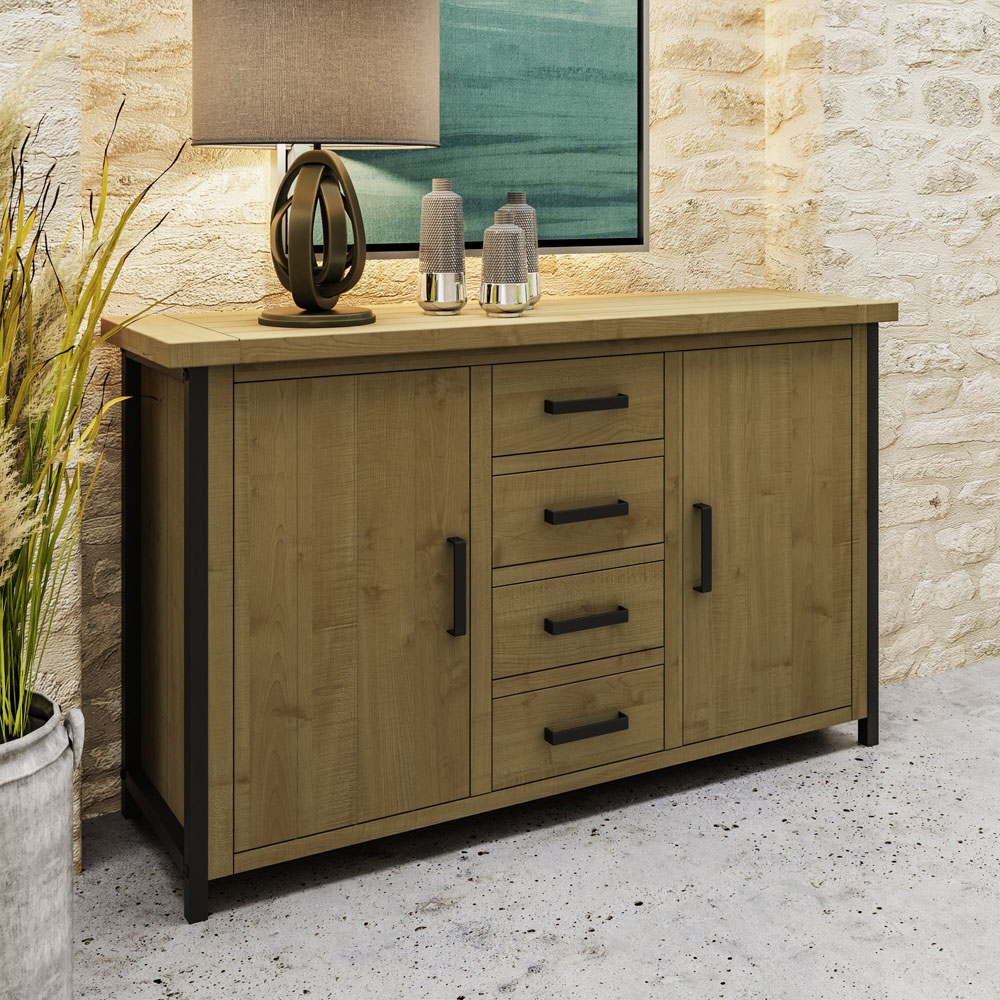 FWStyle Lowry Industrial Sideboard Large Image 5