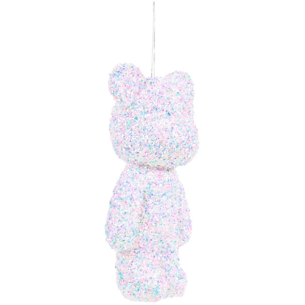 Glitter Bear DecorationMulticolour Image 3