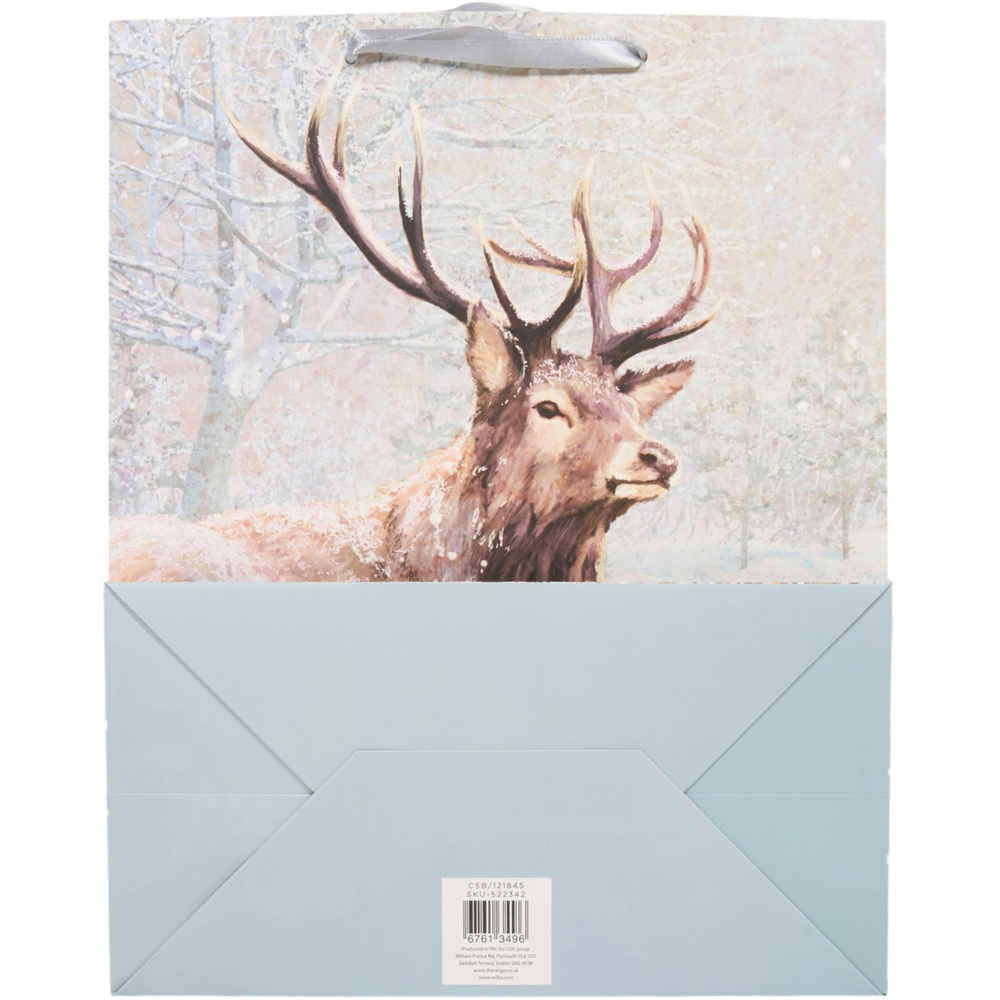 Winter Christmas Deer Large Gift Bag Image 2