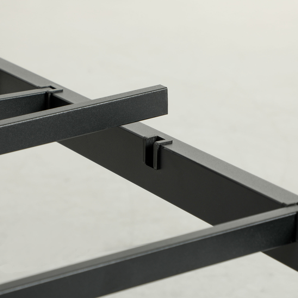 Portland Single Rustic Brown Bed Frame with Headboard Image 5