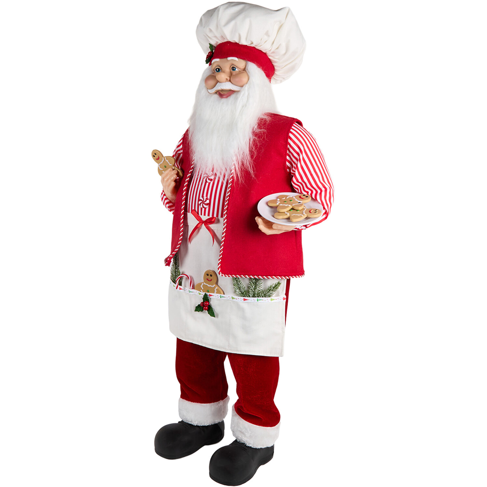 Large Chef Santa Decoration Image 2