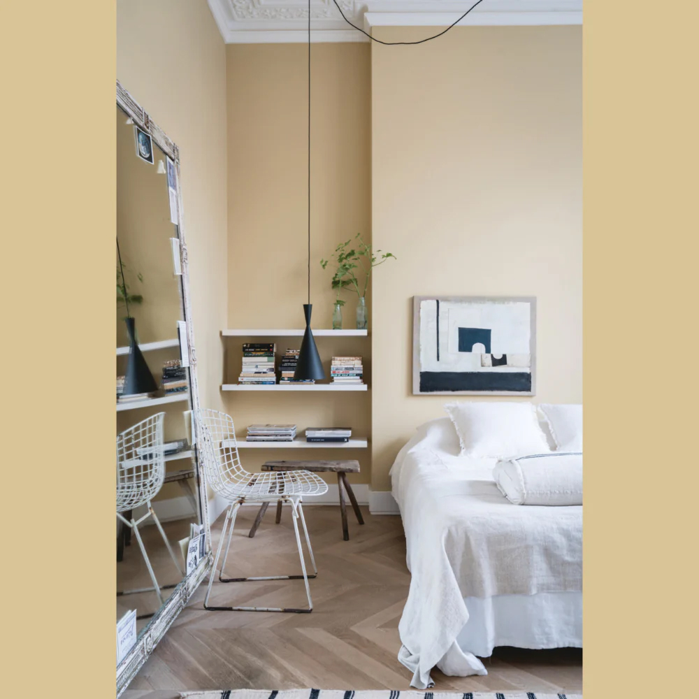 Farrow & Ball Estate Walls and Ceilings Hay Matt Emulsion Paint 2.5L Image 4