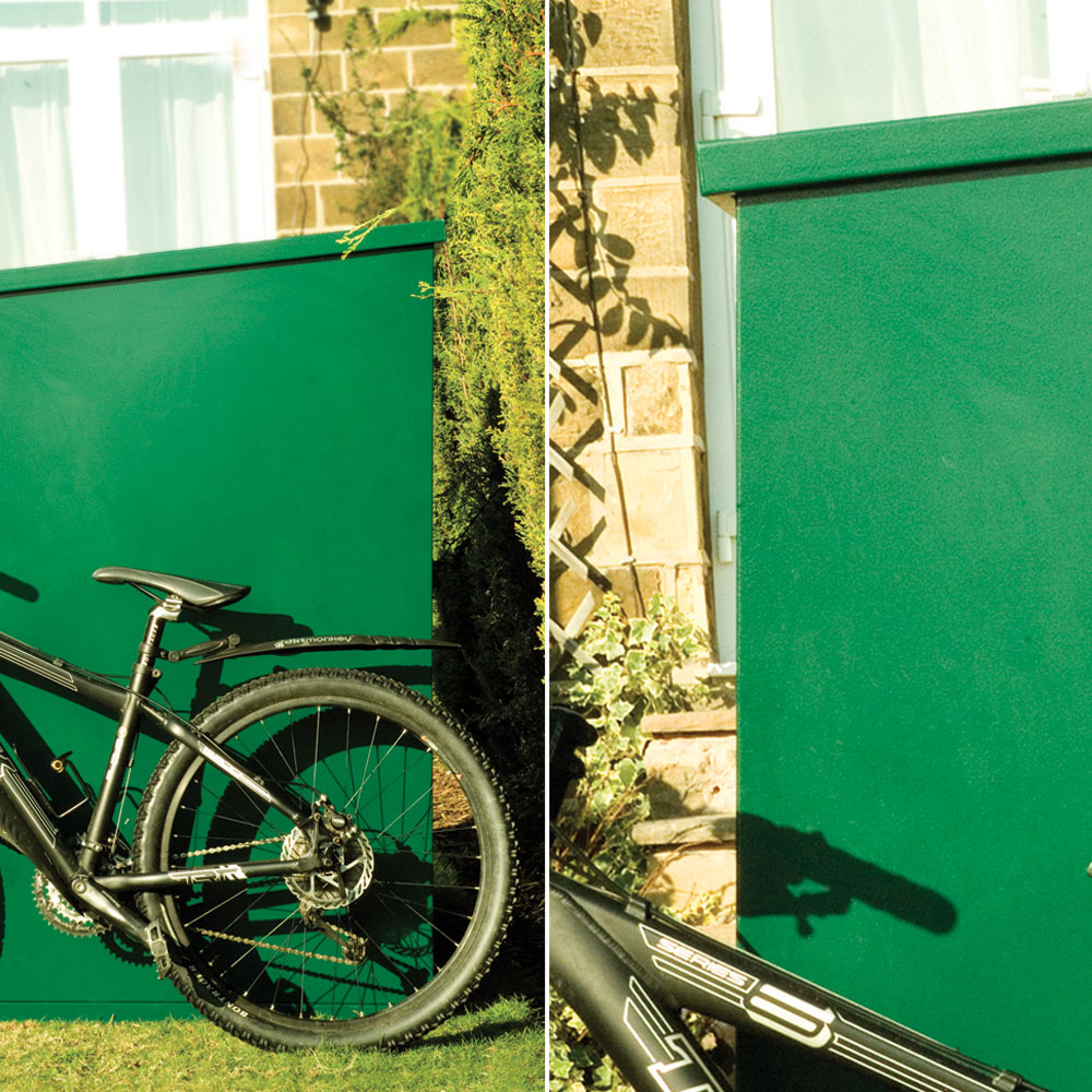 Asgard Addition 6 x 3ft Double Door Green Caravan Storage Shed Image 7