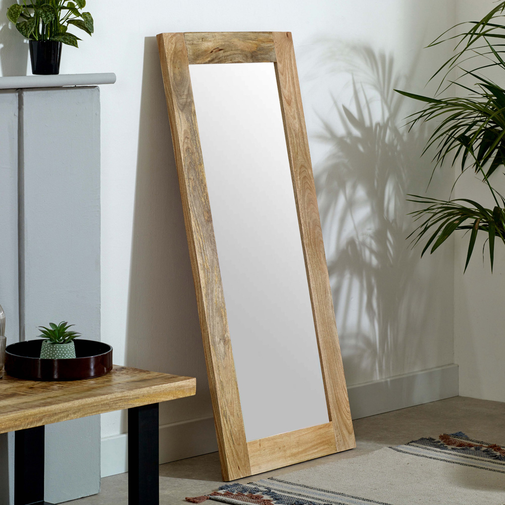 Brooklyn Surrey Solid Wood Frame Mirror Extra Long Image 2