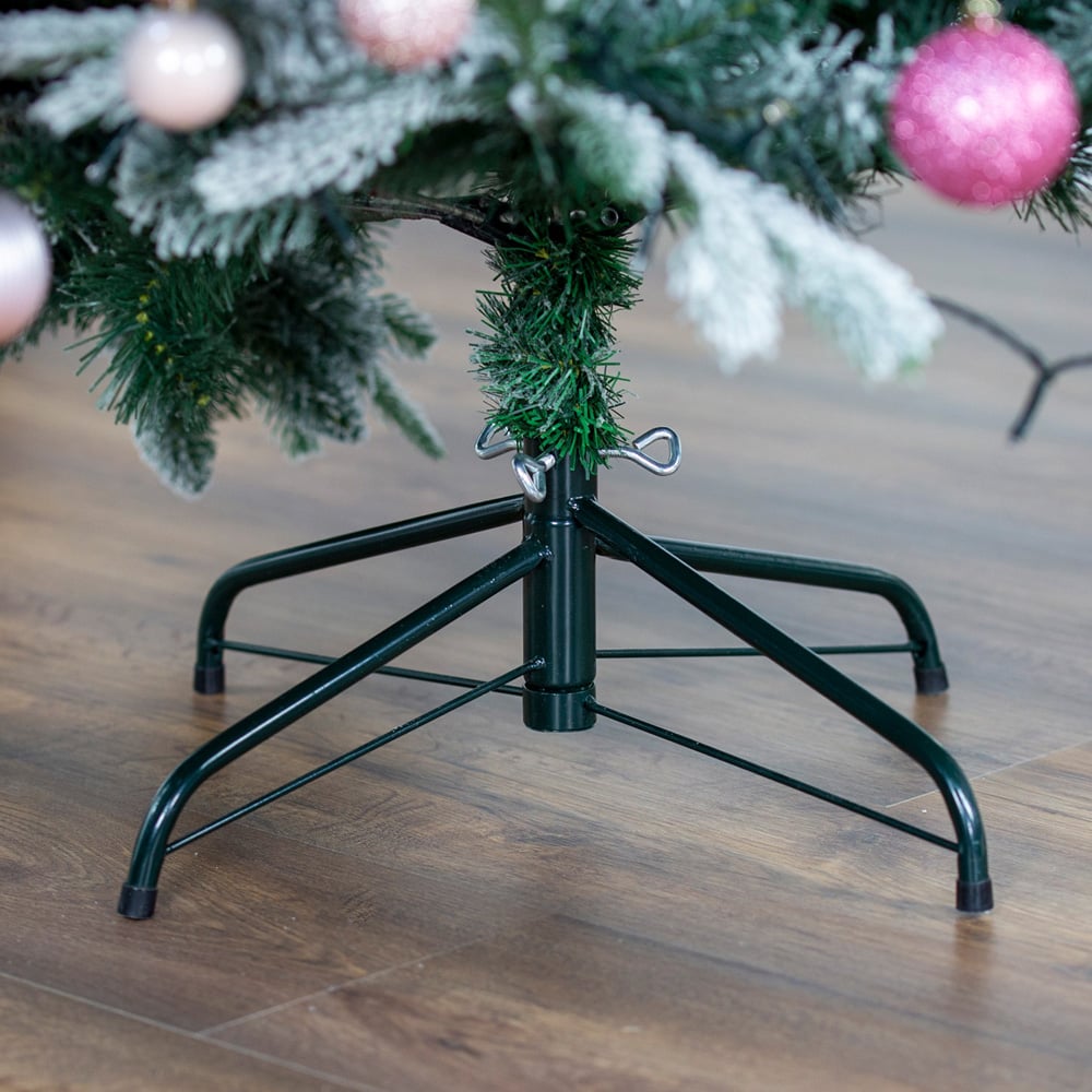 The Christmas Workshop Deluxe Snowy Artificial Xmas Tree 6ft Image 4