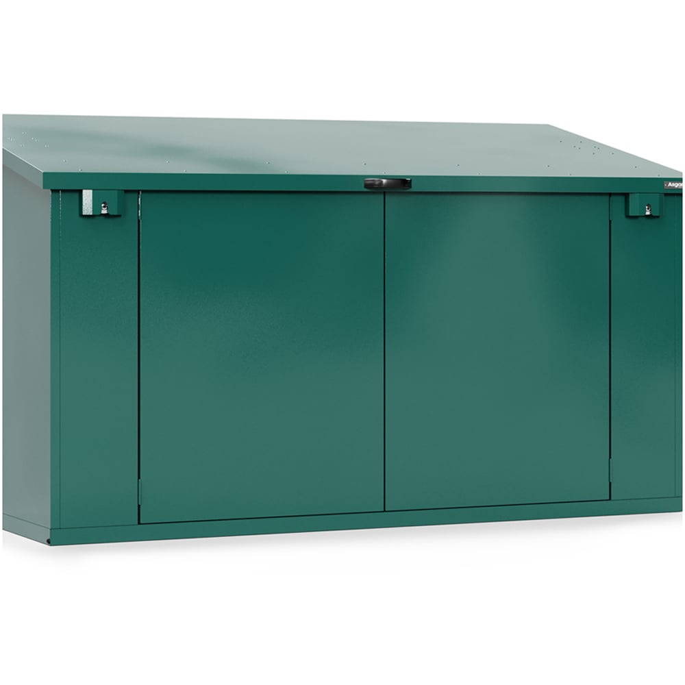 Asgard Access E Plus 8 x 4ft Double Door Green Bike Storage Shed Image 3