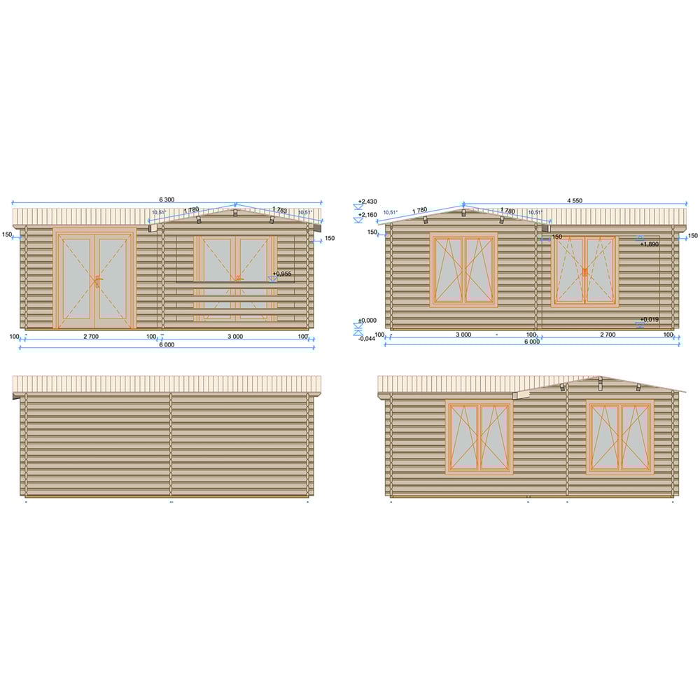 Shire Suzy 18 x 18ft Log Cabin Image 9