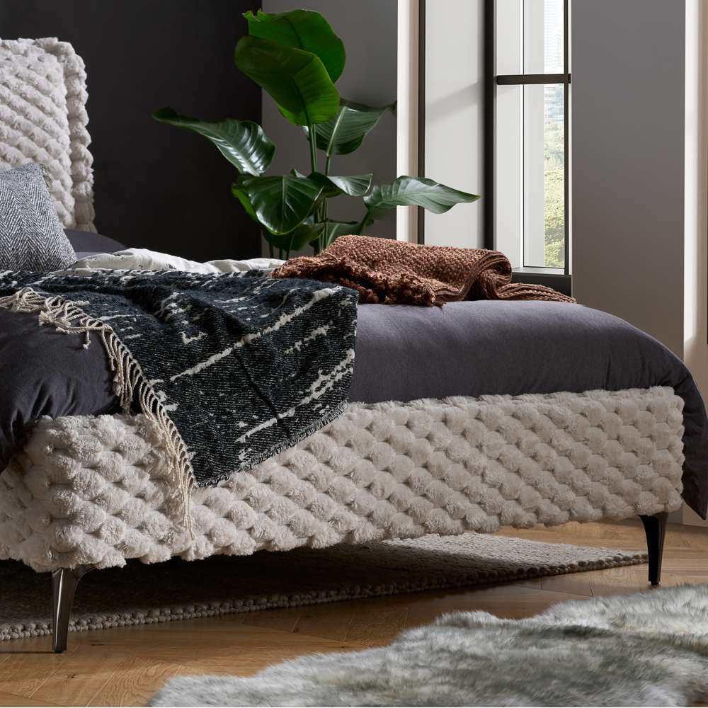 Birlea Tilly King Size Faux Fur Bed Image 7