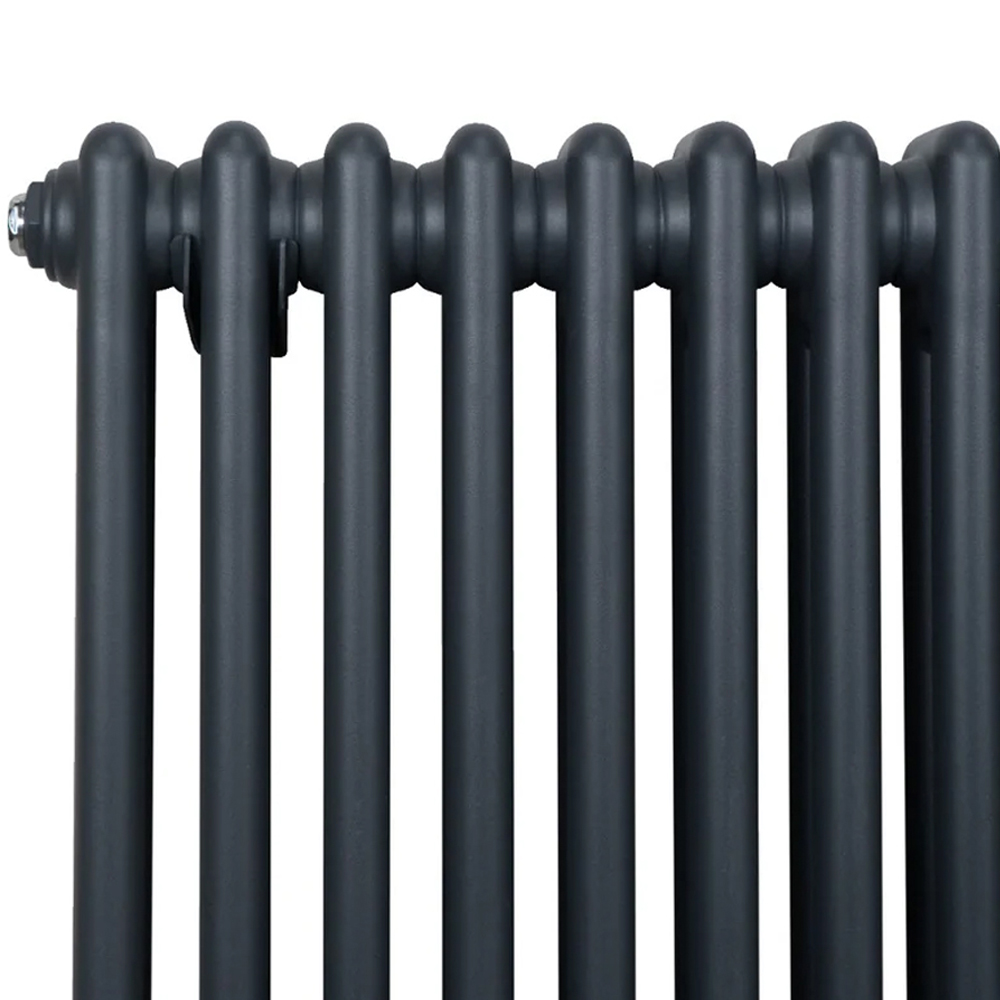 Monster Shop 1975 BTU Anthracite Grey Traditional 2 Column Radiator 300 x 832mm Image 4