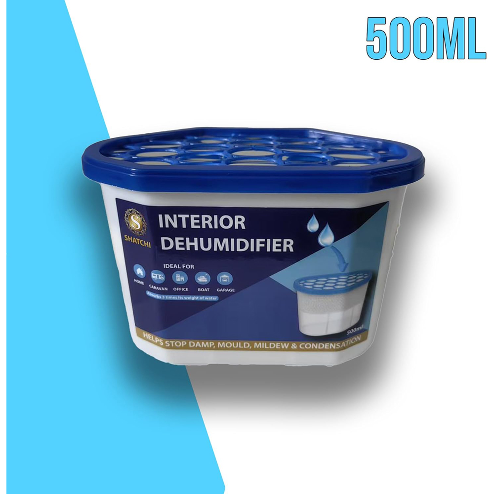 Shatchi 30 Pack 500ml Moisture Absorber Interior Dehumidifier Tub Image 4