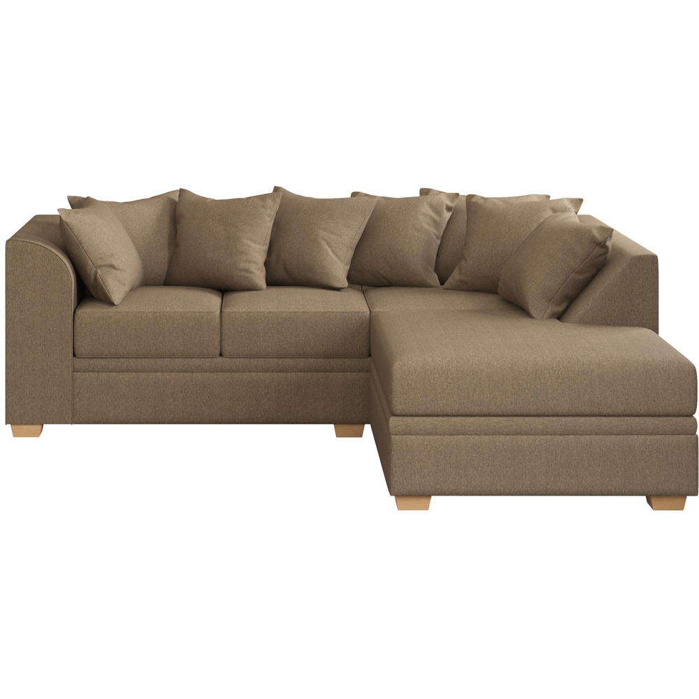 Modo 3 Seater Nutmeg Venice Right Hand Scatter Back L-Shape Corner Sofa Image 3