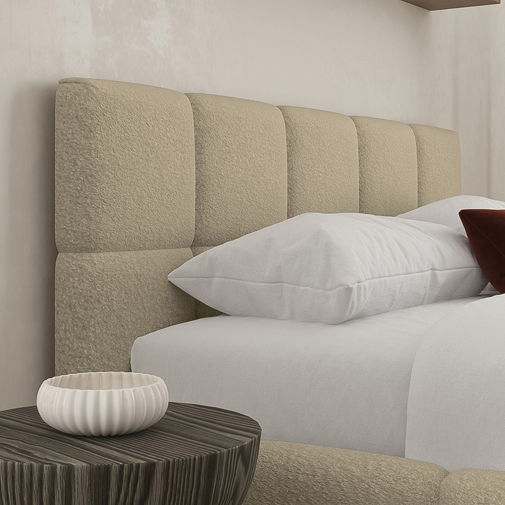 DS Living Ovella Super King Size Latte Cubed Ottoman Bed Image 4