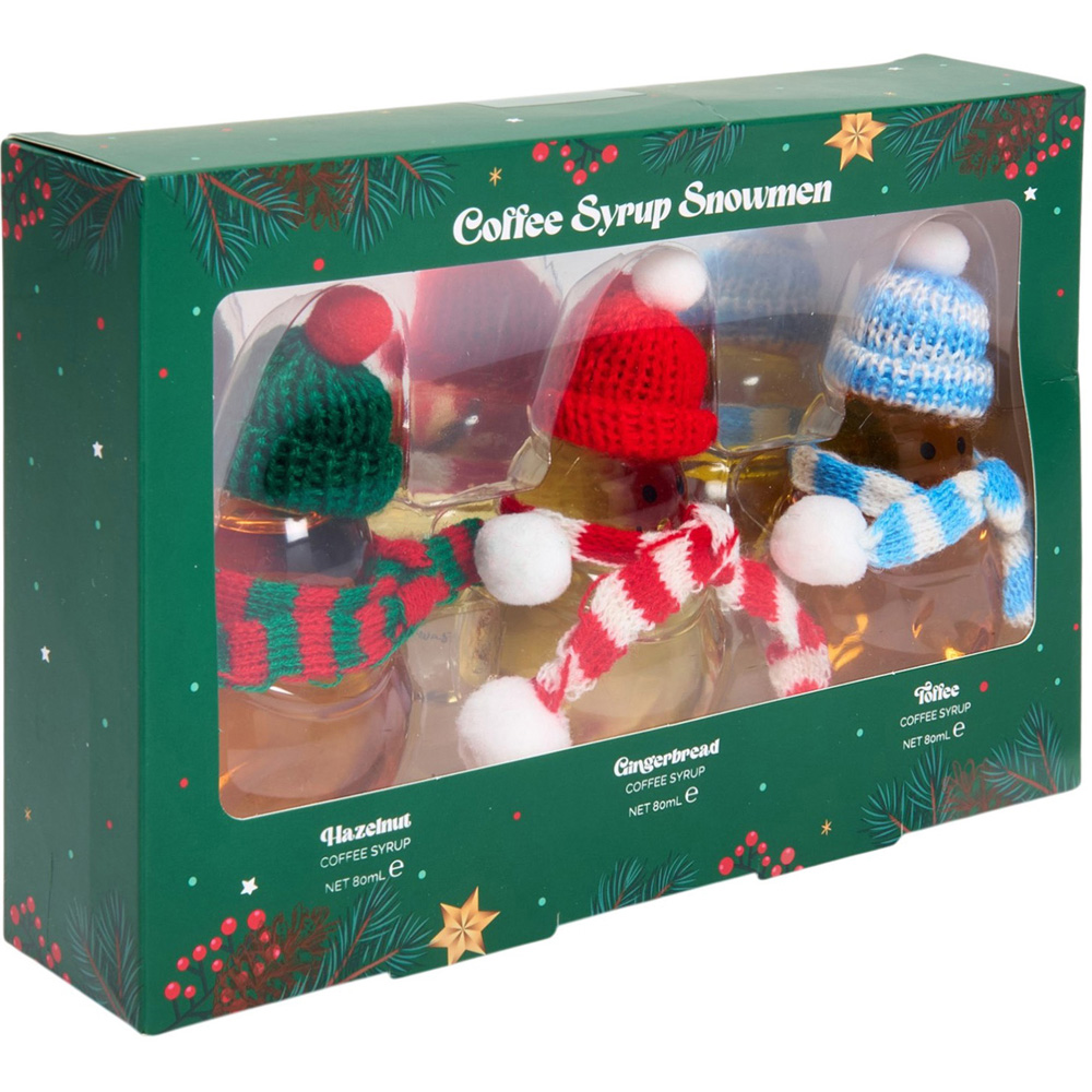 Snowmen Coffee Syrup Set Image 5