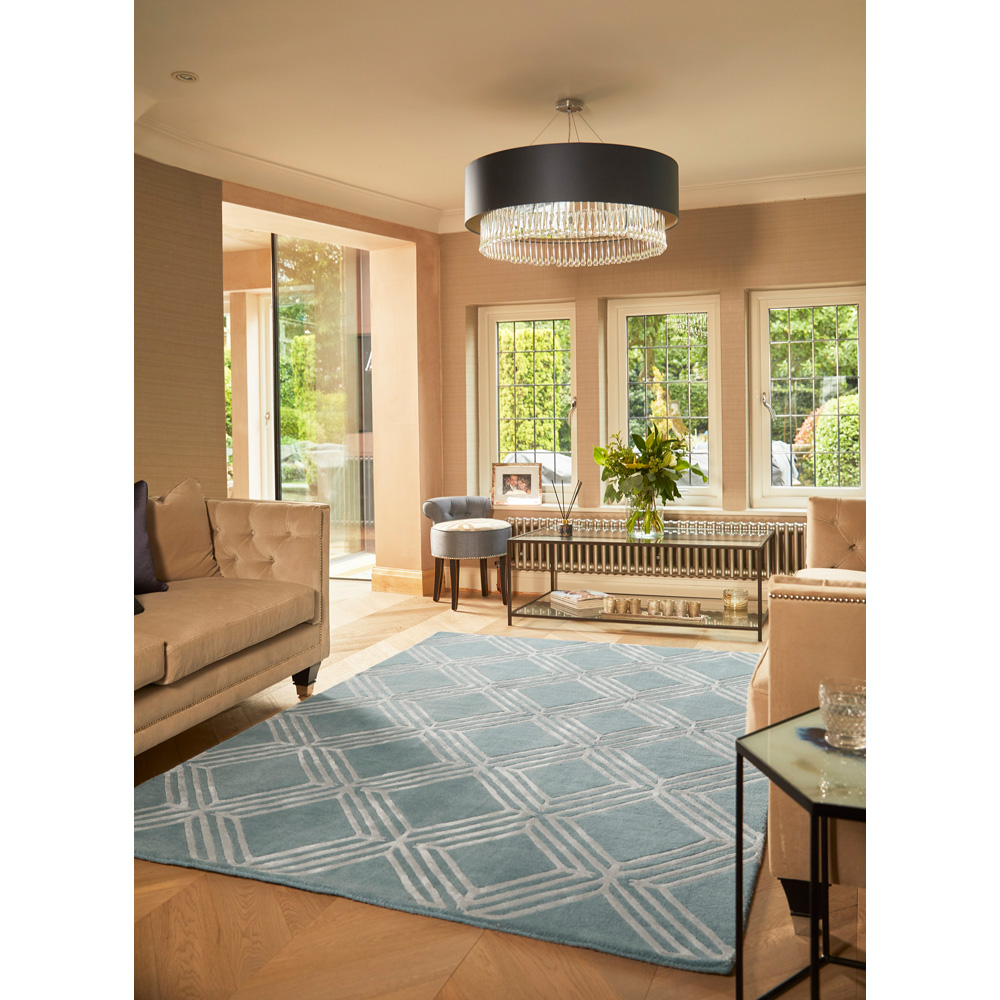 Origins Vienna Blue Rug 120 x 170cm Image 2