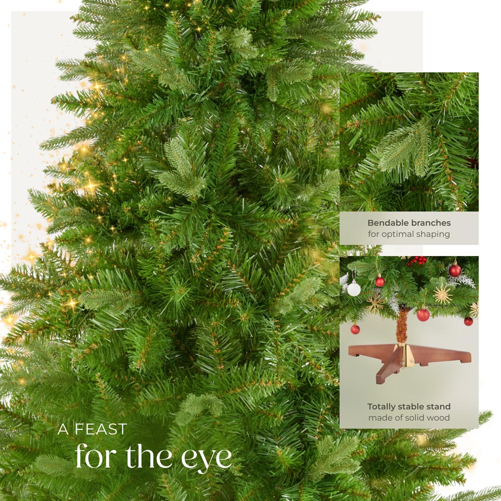 tectake Cupid Green Christmas Tree 7.2ft Image 3