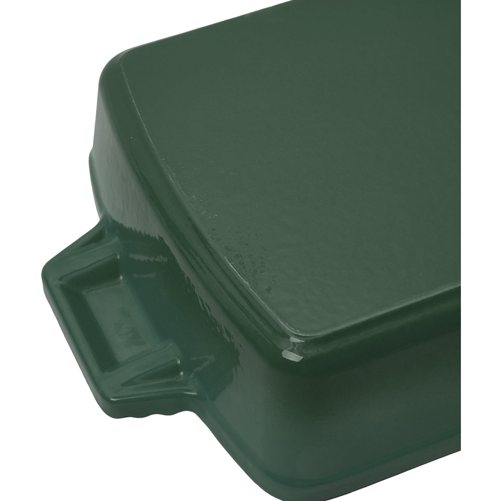 Living and Home 3L Green Enamelled Rectangular Baking Dish Image 5