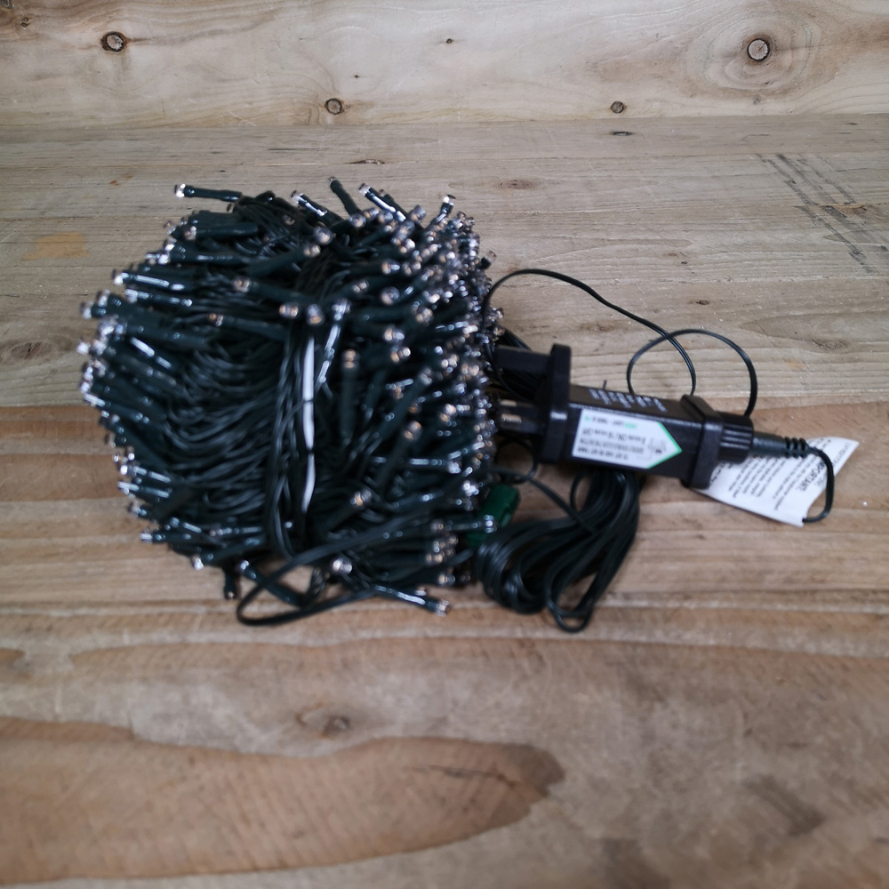 Premier SupaBrights 720 Cool White LED Multi-Function Green Cable String Light 57.5m Image 8