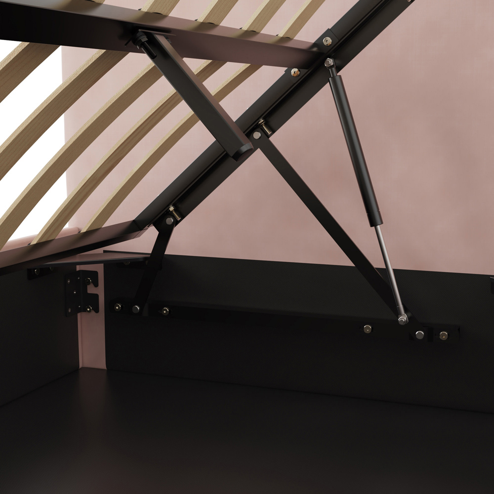 GFW Chiswick Single Soft Pink Ottoman Bed Image 6