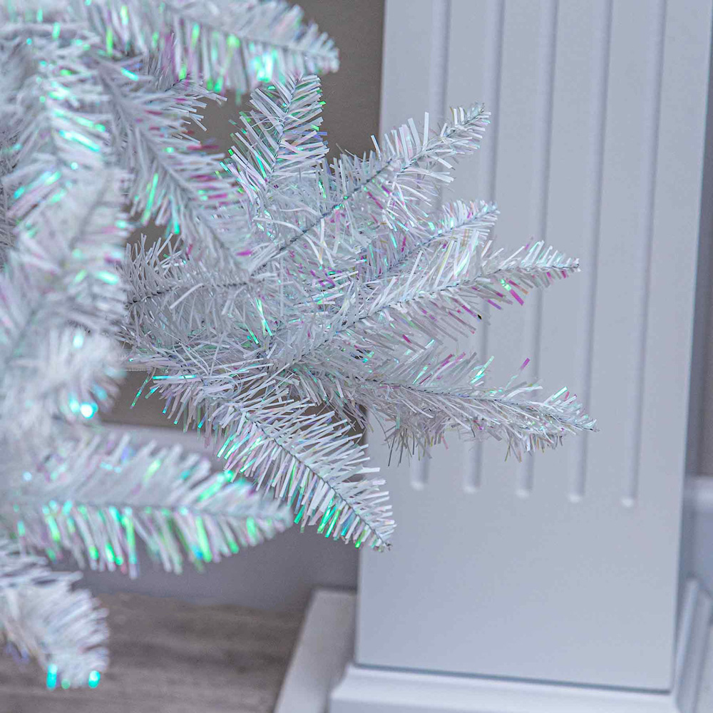 The Christmas Centre Hatfield White PVC Artificial Xmas Tree 7ft Image 4