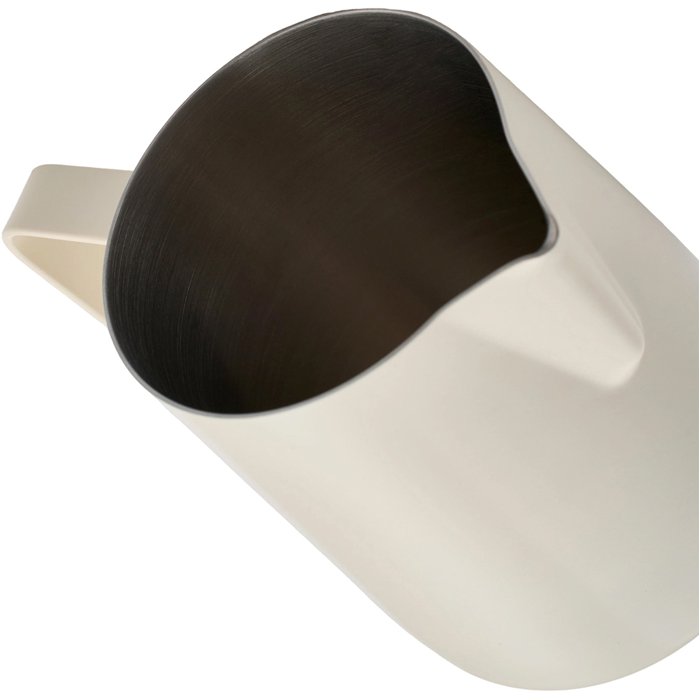 Living and Home White Stainless Steel Milk Frothing Jug 600ml Image 5