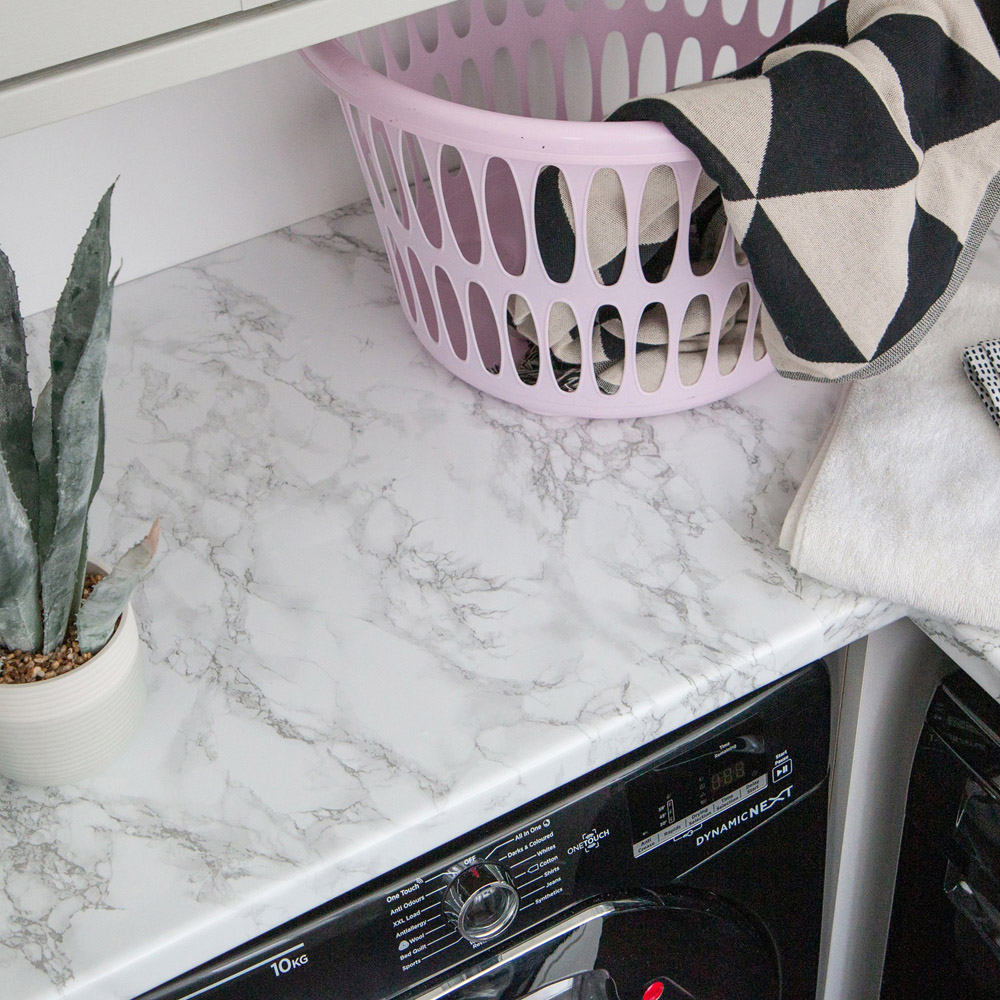 d-c-fix Marble Grey Sticky Back Plastic Vinyl Wrap Film 67.5cm x 10m Image 4