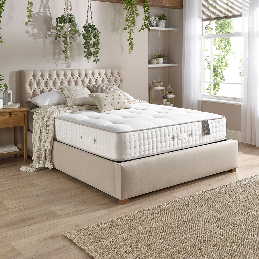 Aspire Super King Size Natural Medium Firm Pocket Mattress Image 5