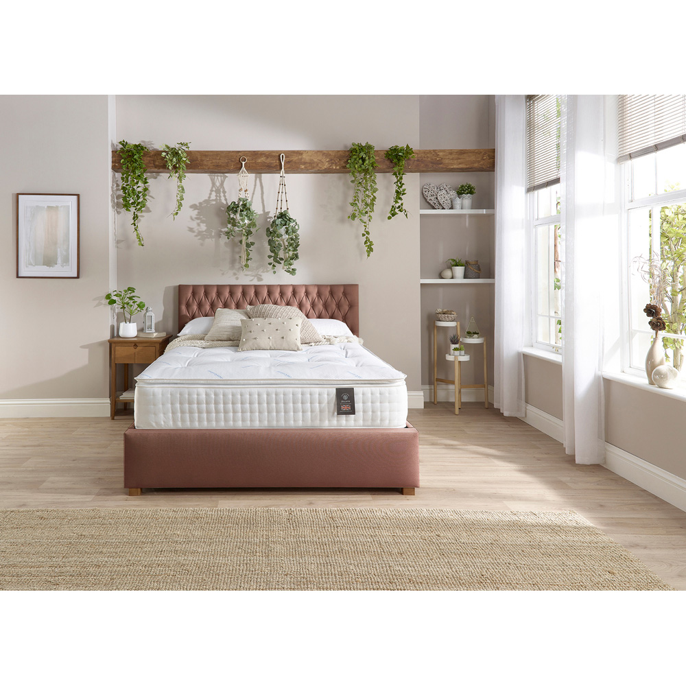 Aspire Small Single Climate Cool Pillow Top Pocket Mattress Image 3