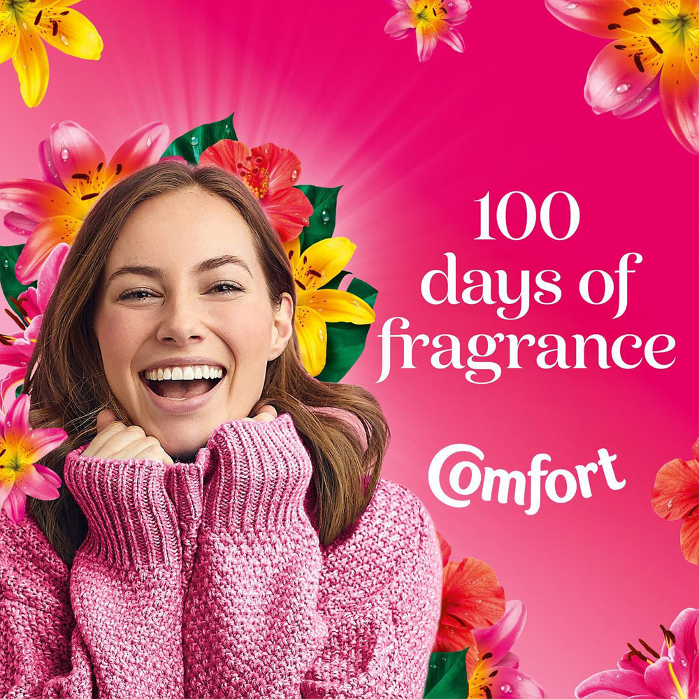 Comfort Perfume Creations Tropical Lily Fabric Conditioner 45 Washes 1.35L 6 Pack Image 8