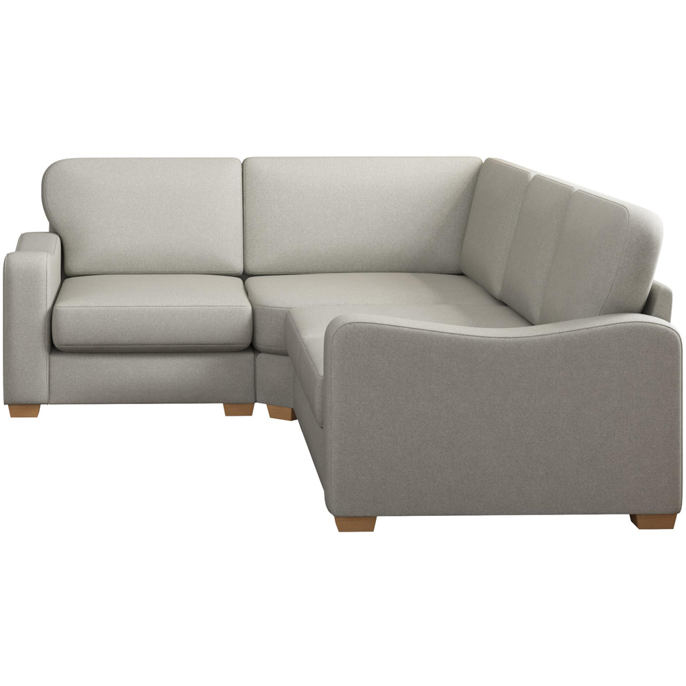 Theadford 3 Seater Venice Mink Fixed Back Left Hand Corner Sofa Image 3