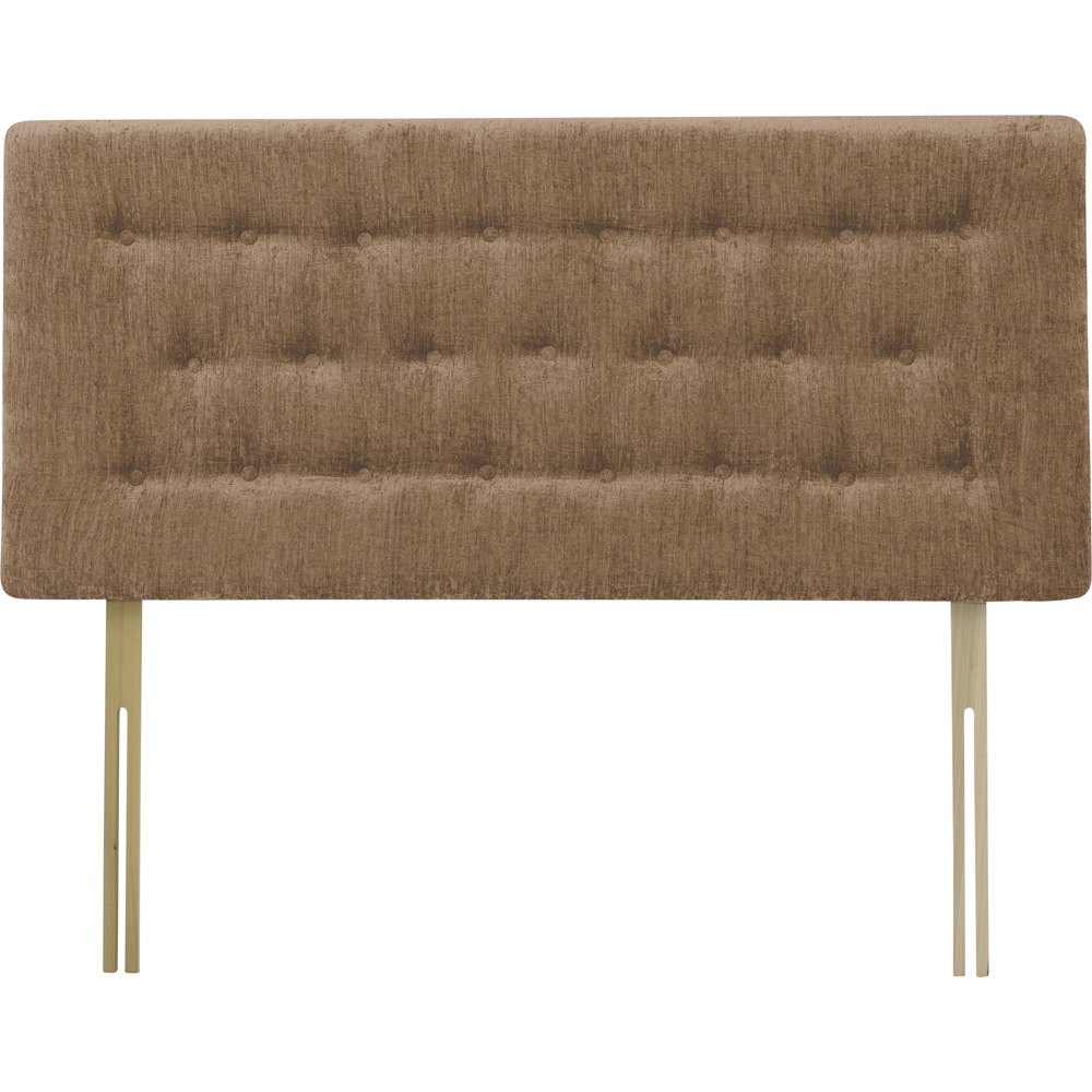 Bedmaster Lona Single Mink Chenille Buttoned Headboard Image 2