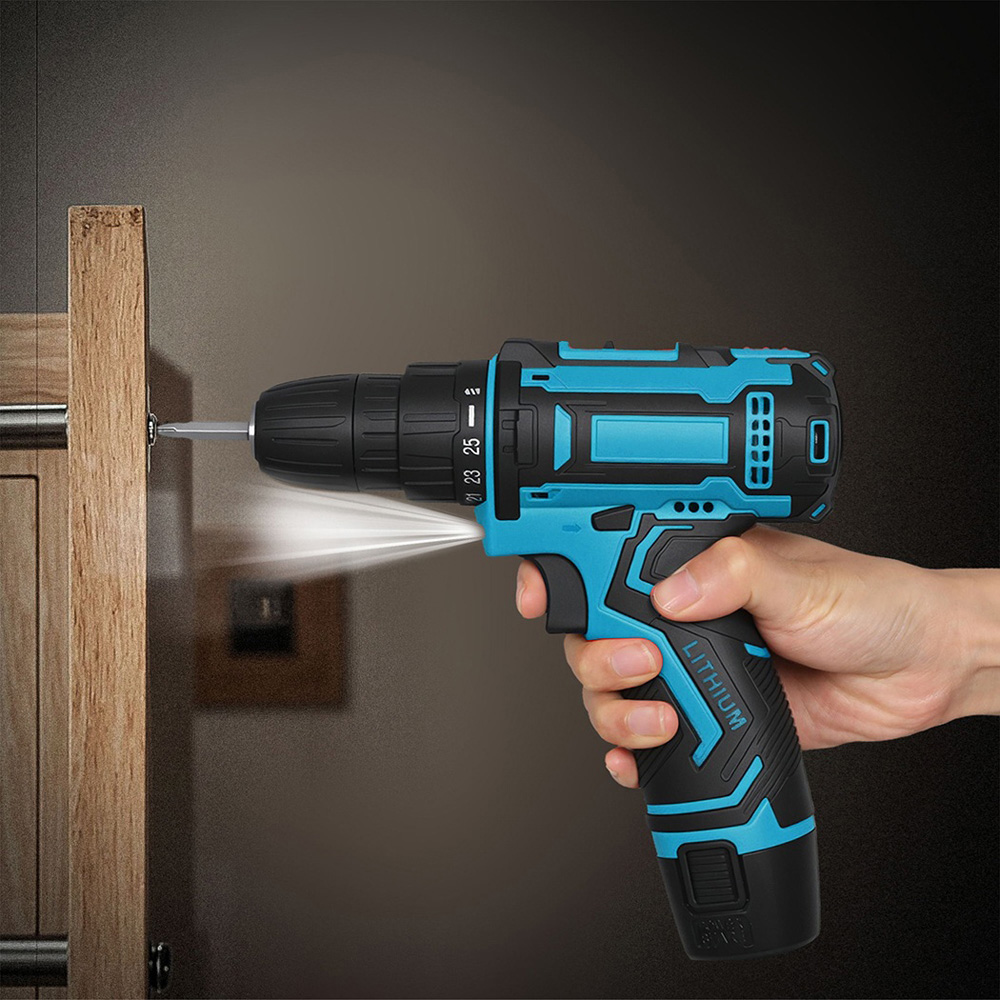 Traderight Cordless Combi Drill Driver and Screwdriver Set with Battery Image 2