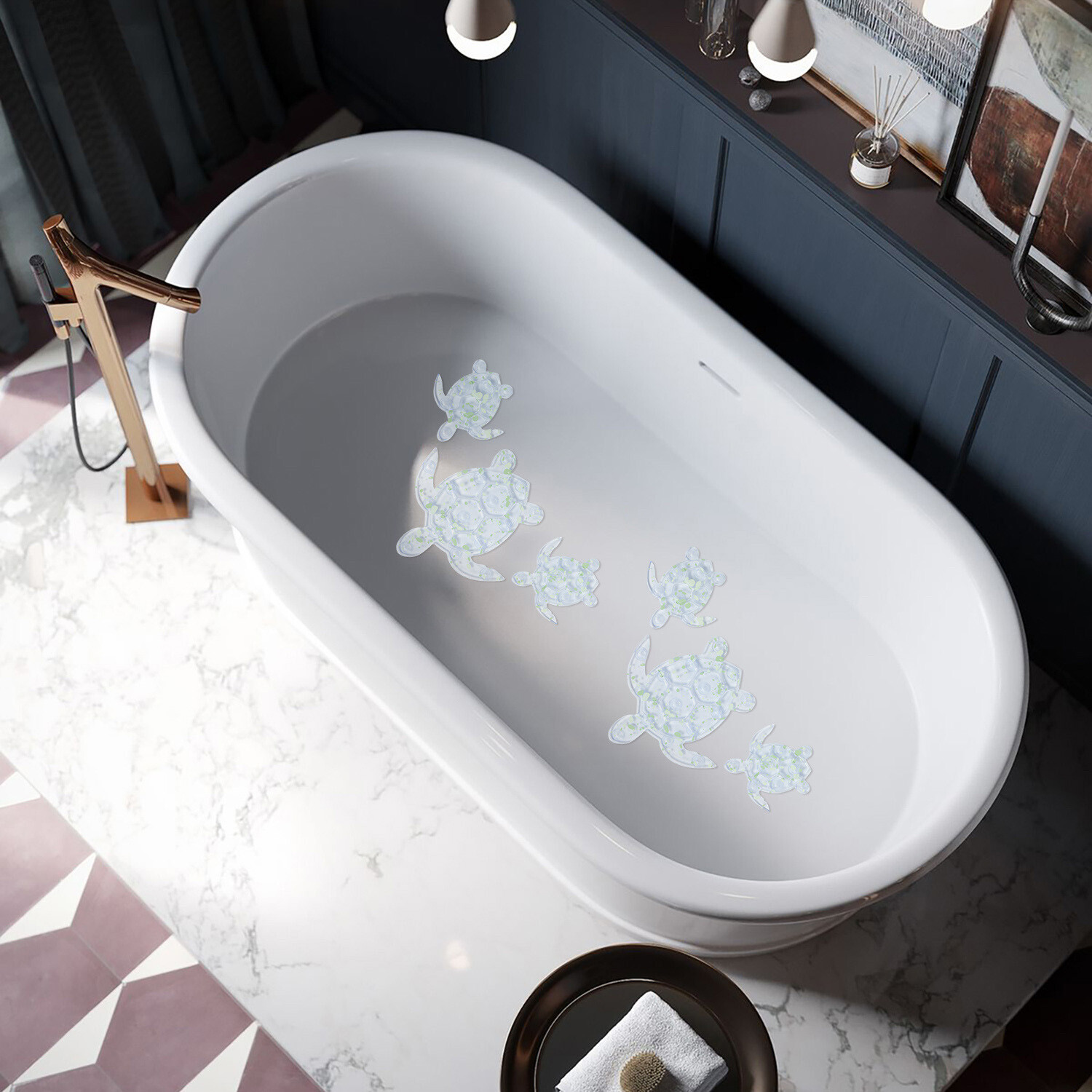 Turtles Mini PVC Bath Mats Image 2