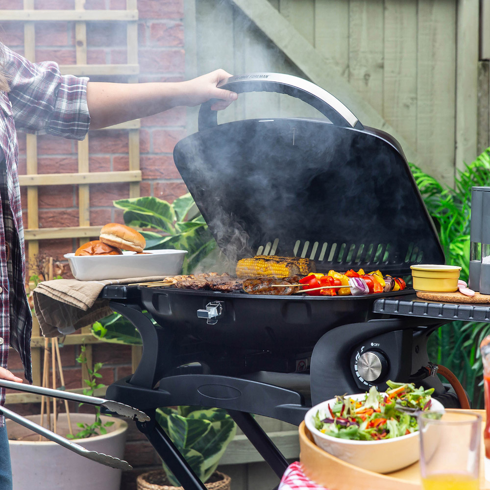 George Foreman Portable Single Burner Gas BBQ Image 5
