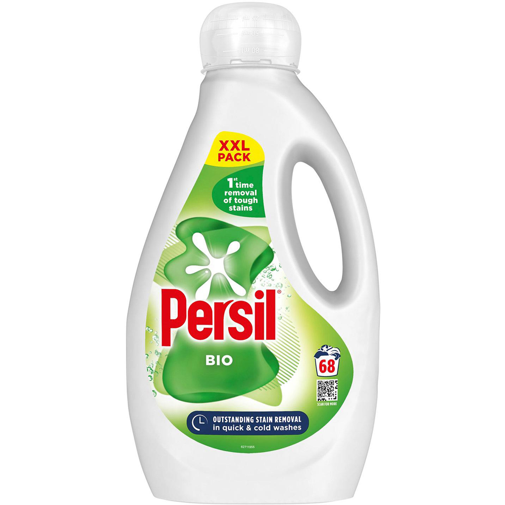 Persil Bio Liquid Detergent XXL 68 Washes 1.836L 3 Pack Image 2