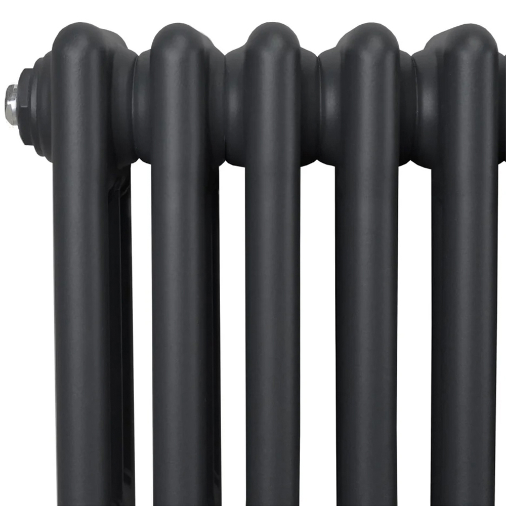Monster Shop 6255 BTU Anthracite Grey Traditional 3 Column Radiator 600 x 1192mm Image 5