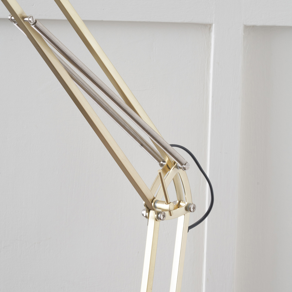 Pacific Lifestyle Alonzo Brass Metal Floor Lamp Image 4