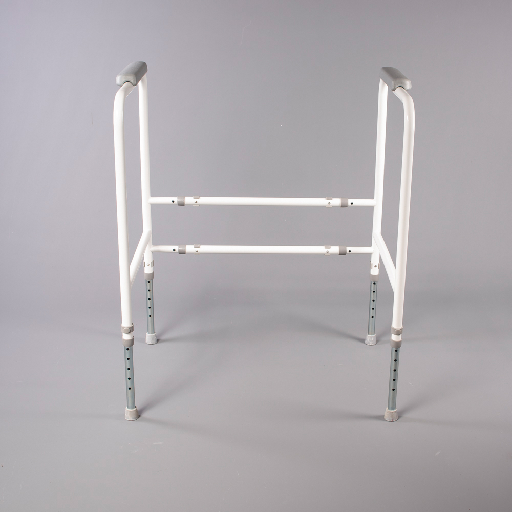 NRS-UK White Adjustable Toilet Frame Image 3