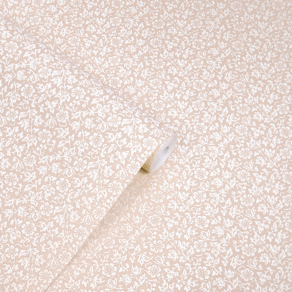 Laura Ashley Sweet Alyssum Plaster Pink Wallpaper Image 2