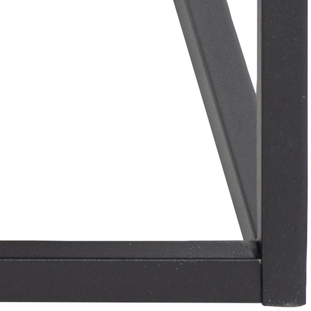 Florence Willford 2 Shelf Black Coffee Table Image 6