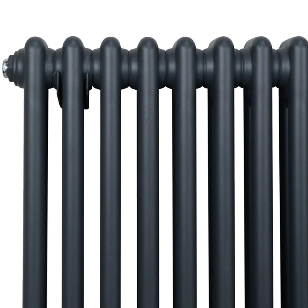 Monster Shop 1861 BTU Anthracite Grey Traditional 2 Column Radiator 1500 x 202mm Image 4