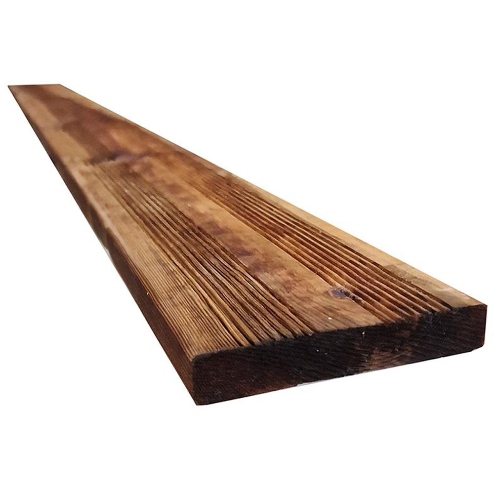 Snowdon Timber Brown Pressure Treated Decking Board 2.4m 10 Pack Image 1