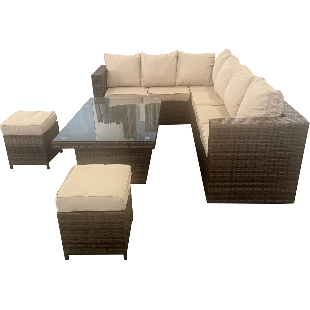 Carolina Adjustable Table Set  - Brown Image 3