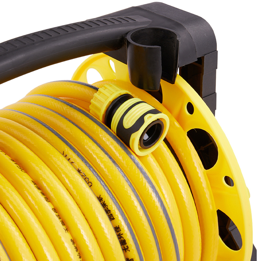 Living and Home 35m Portable Garden Hose Reel Cart Set Image 3