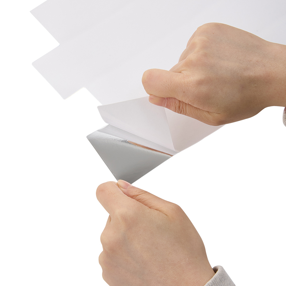 Living and Home Grey Marble Peel and Stick Wallpaper Tile 29 x 29cm 10 Pack Image 7