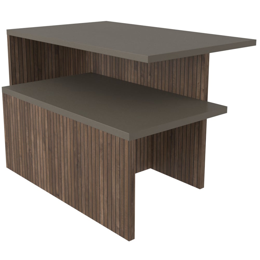 Decorotika Twins Galaxy Alina Nest of Coffee Tables Set of 2 Image 2