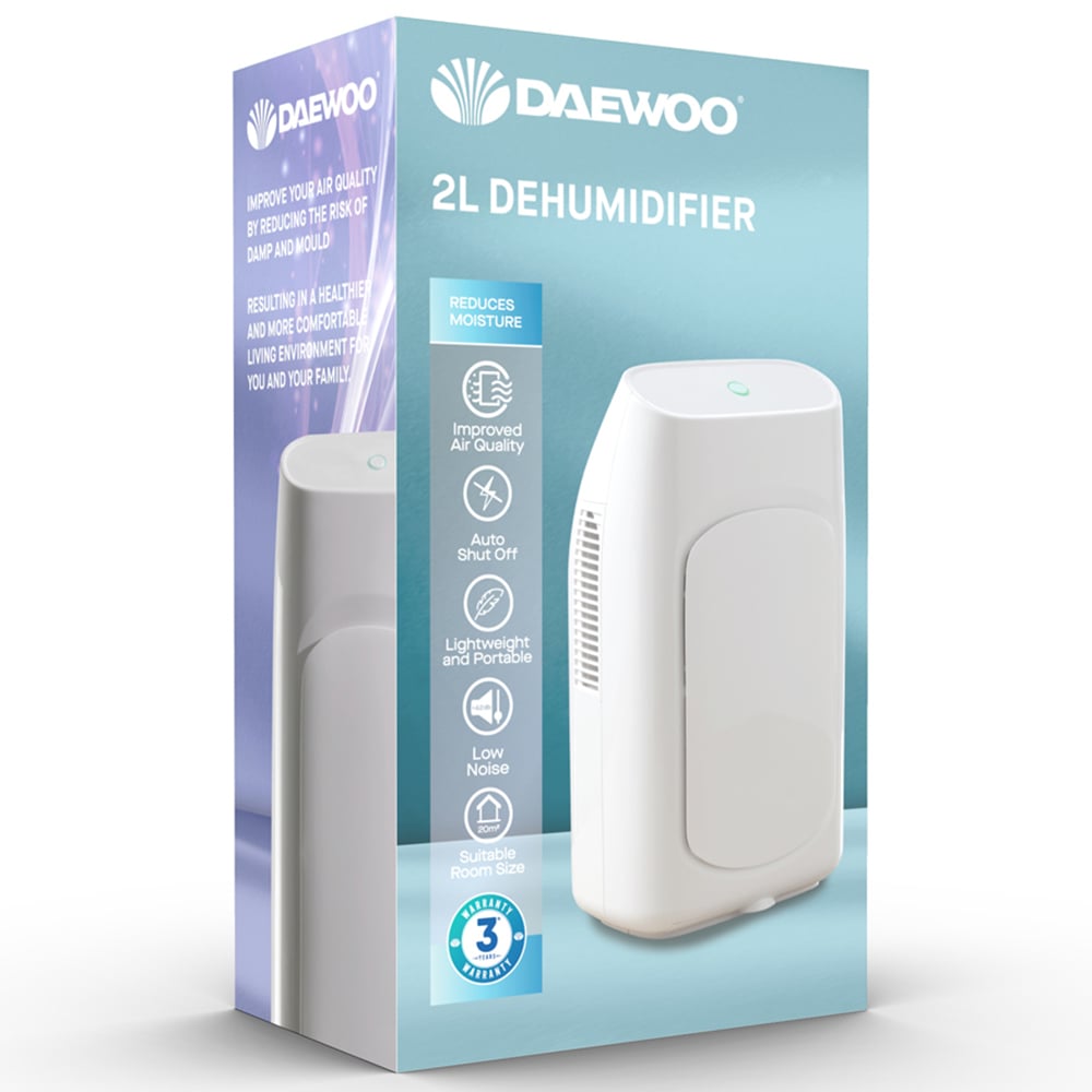 Daewoo Dehumidifier 2L Image 6