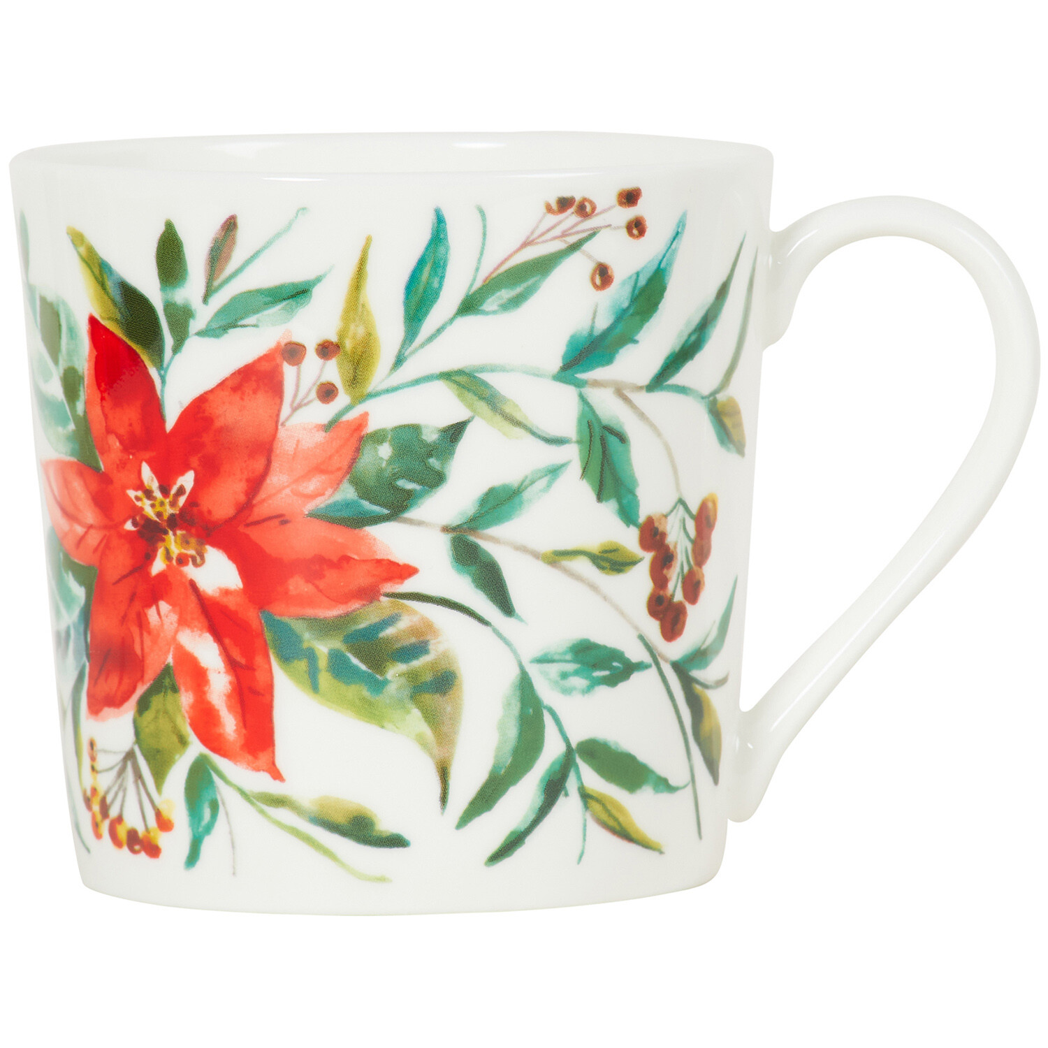Dorset Christmas Floral Mug Image 2