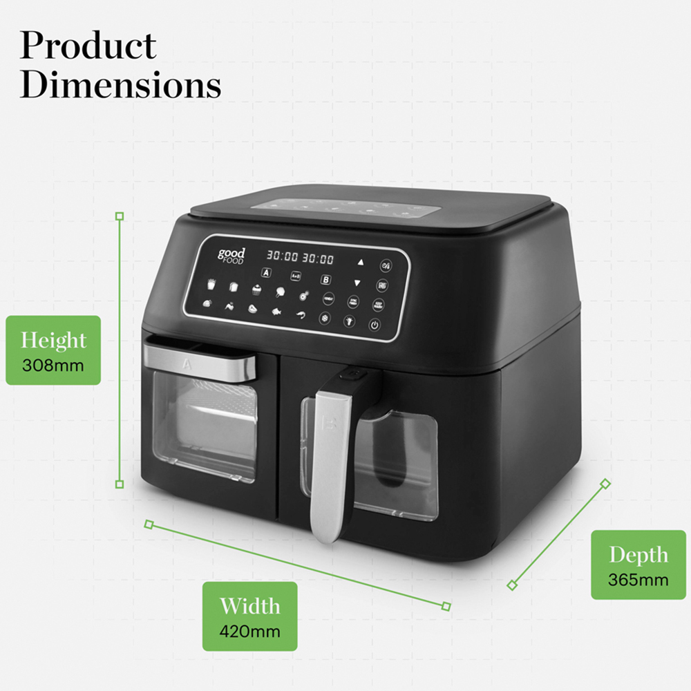 Good Food GF17015 Black 13 in 1 Oven and Basket Air Fryer 10L Image 9