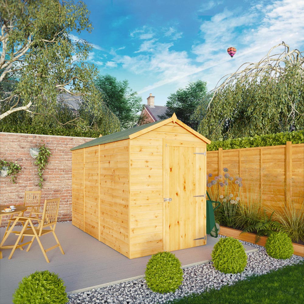 Mercia 10 x 5ft Modular Shiplap Apex Windowless Shed Image 2